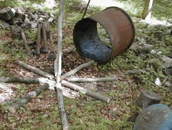 Fabrication du charbon de bois par Claude Schosseler : photo 3