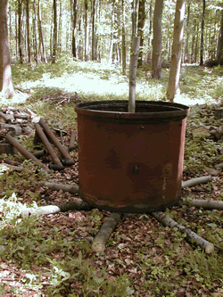Fabrication du charbon de bois par Claude Schosseler : photo 4