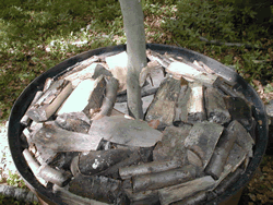Fabrication du charbon de bois par Claude Schosseler : photo 9