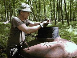 Fabrication du charbon de bois par Claude Schosseler : photo 12