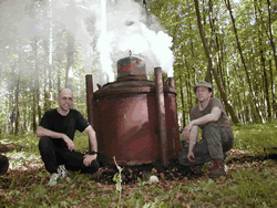 Fabrication du charbon de bois par Claude Schosseler : photo 26