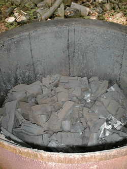 Fabrication du charbon de bois par Claude Schosseler : photo 28